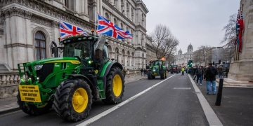 UK farmers' protest in 2025
