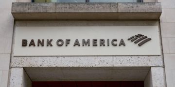 Bank of America office city of london. American Bank in Belfast
