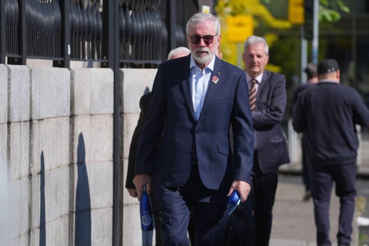 Gerry Adams' legal action is against Starmer, who retrospectively changed a law that the Conservative Government broke over 50 years ago.